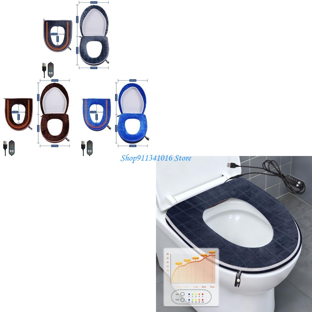 Home Bathroom With Two Toilets - Funda para asiento inodoro, protector para