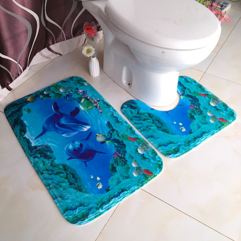 Home Bathroom With Two Toilets - Alfombra para el Hogar, Alfombra para