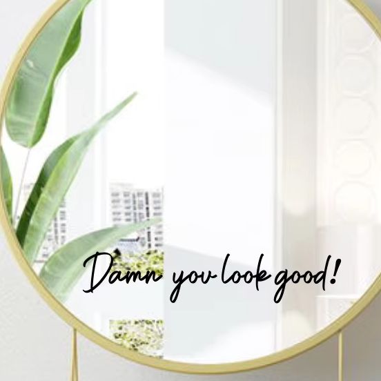 Home Goods Bathroom Mirrors - Pegatina Decorativa para Espejo con Diseño