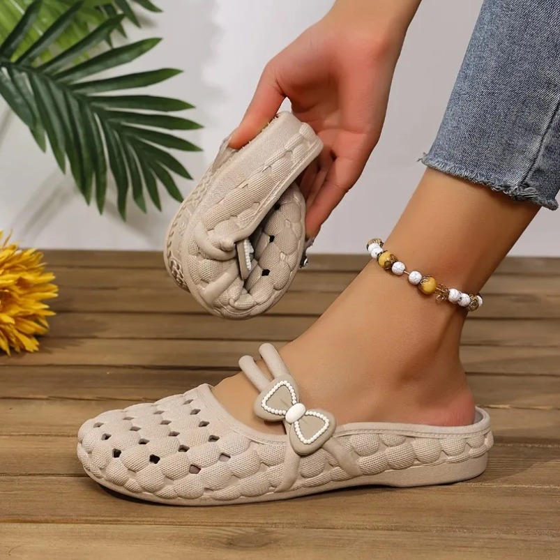 Pantuflas tejidas para mujer,  - Home Outdoor Bathroom reseña y precio