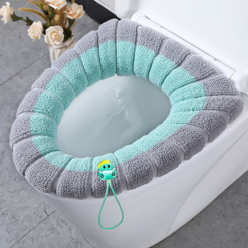 Funda de asiento de inodoro de - Home Bathroom With Two Toilets reseña y precio