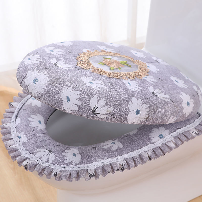 Funda de asiento de inodoro Ul - Home Bathroom With Two Toilets reseña y precio
