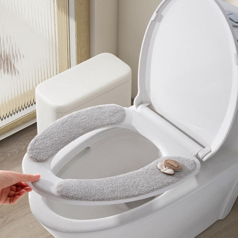 1 par de fundas de asiento de  - Home Bathroom With Two Toilets reseña y precio