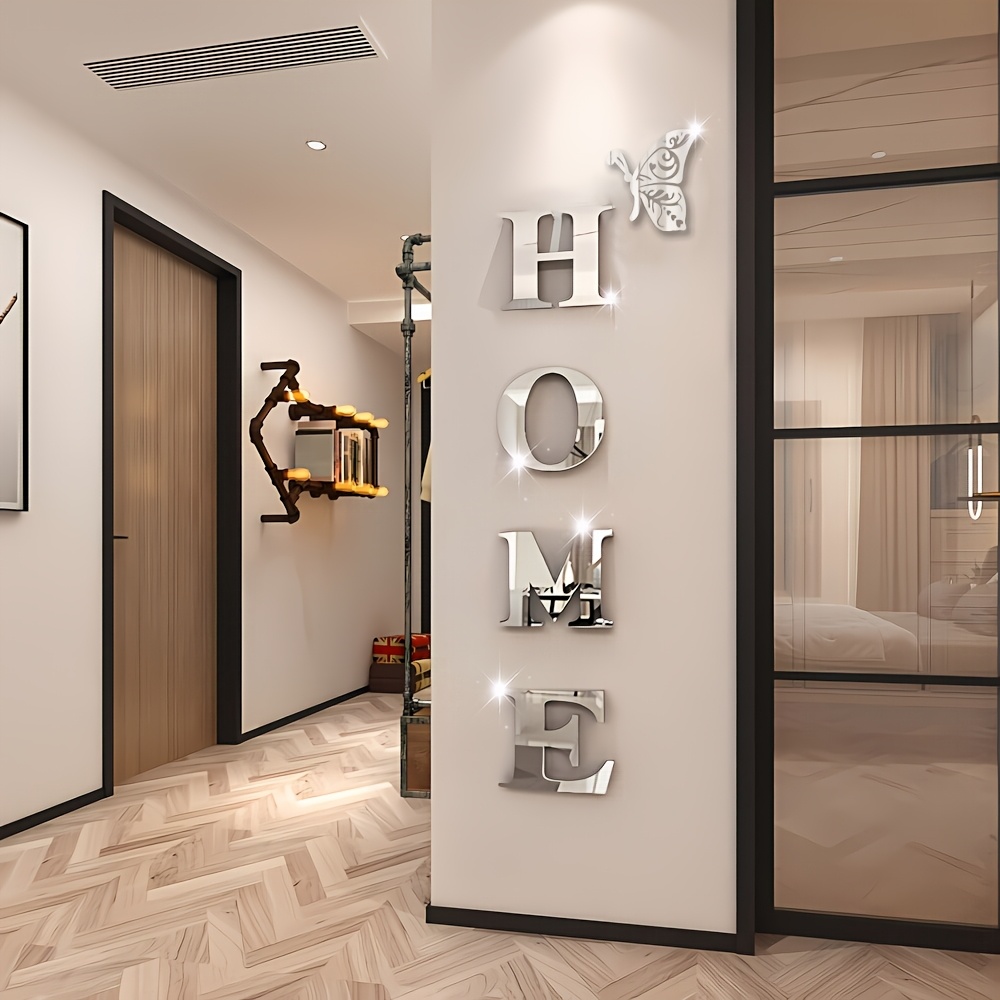 1 Juego de pegatinas de pared  - Home Goods Bathroom Mirrors reseña y precio