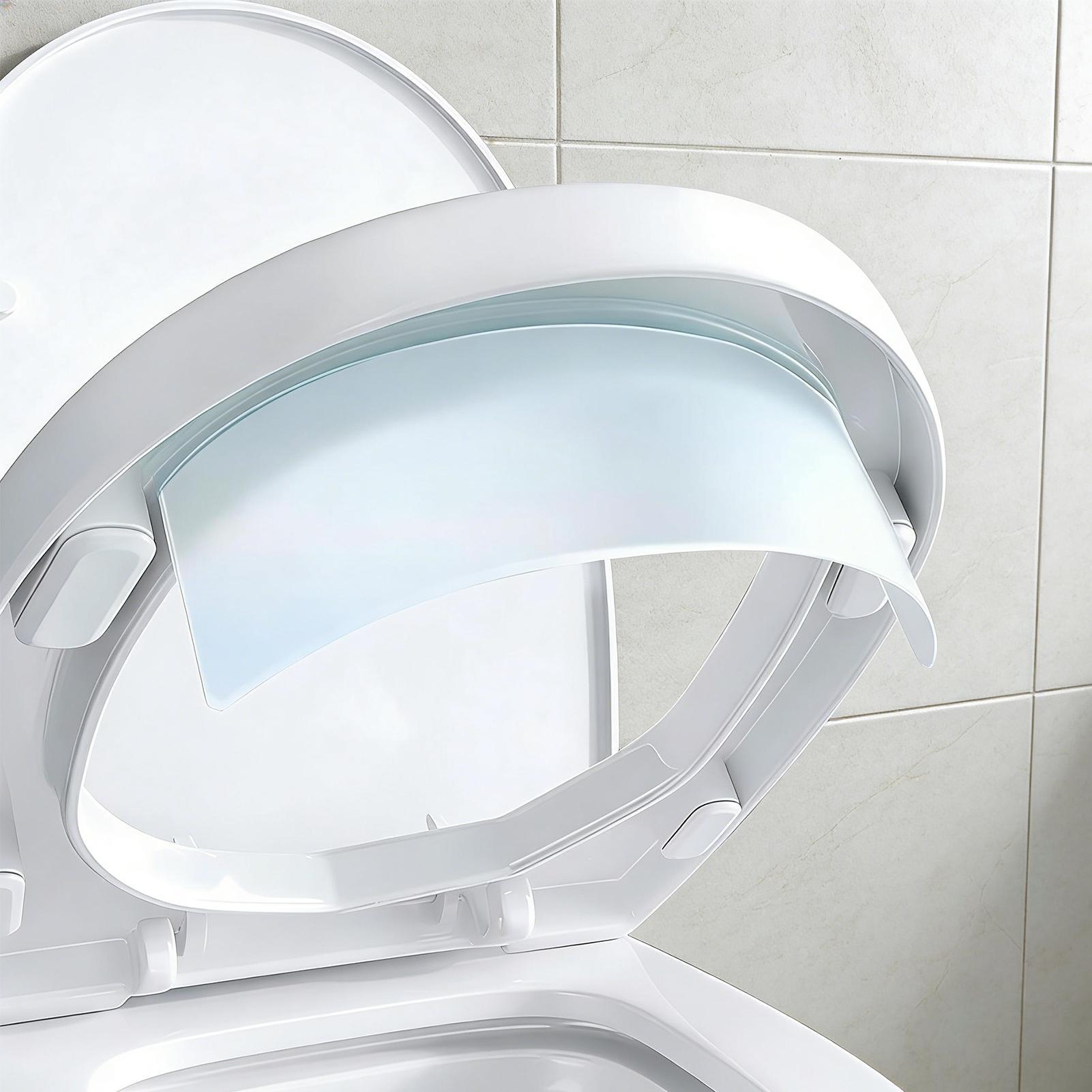 Protector contra salpicaduras  - Home Bathroom With Two Toilets reseña y precio