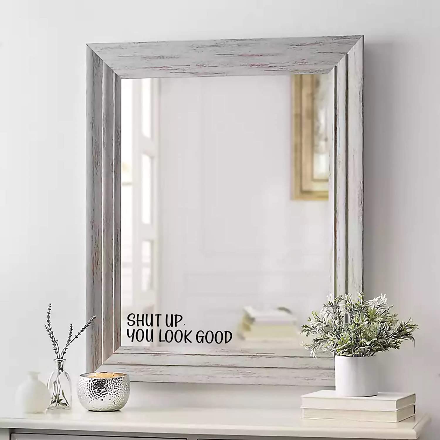 Pegatina con cita inspiradora  - Home Goods Bathroom Mirrors reseña y precio